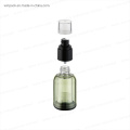 Winpack Transparent Green Spray Color Airless Pump Bottle with Plastic Cap